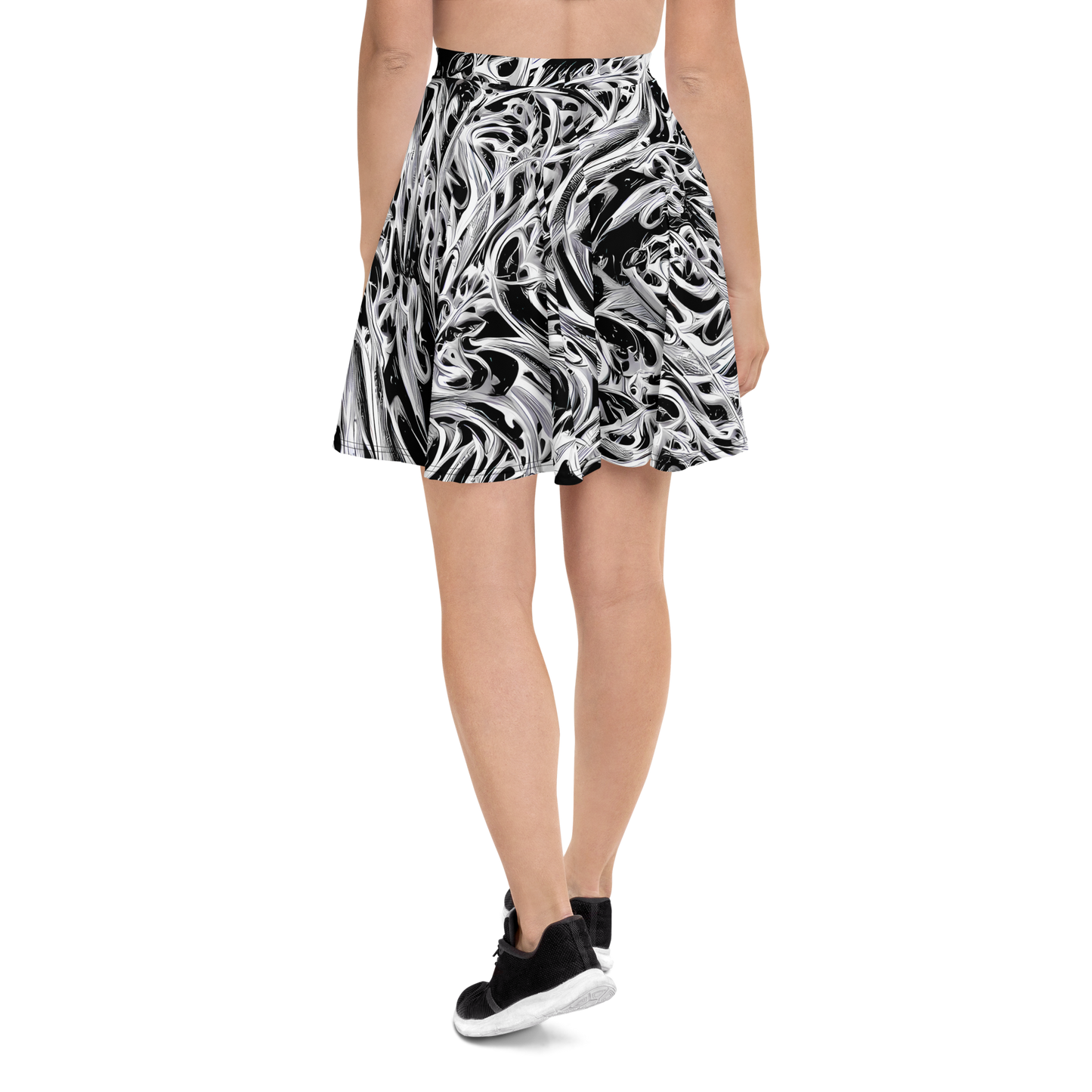 Skater Skirt - Silver Shadows