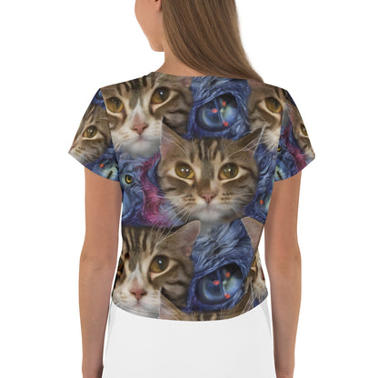 Crop Tee - Feline Fantasy