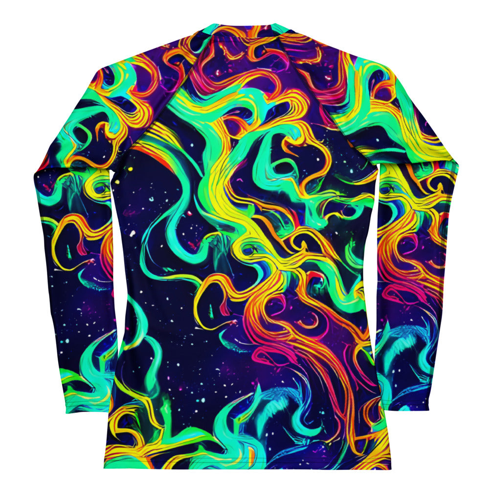 Women's Rash Guard - Cheston Swirl