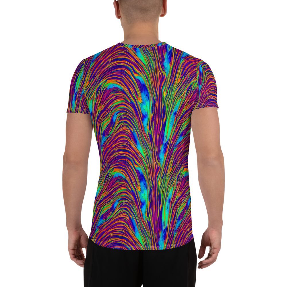 Men's Athletic T-Shirt - Lux Waves