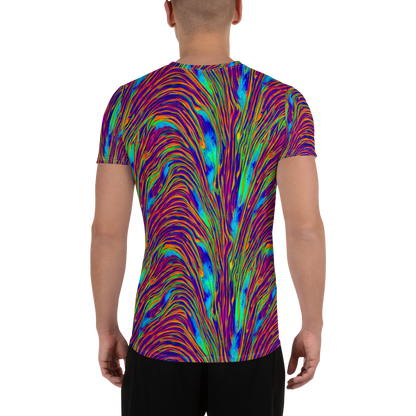 Men's Athletic T-Shirt - Lux Waves