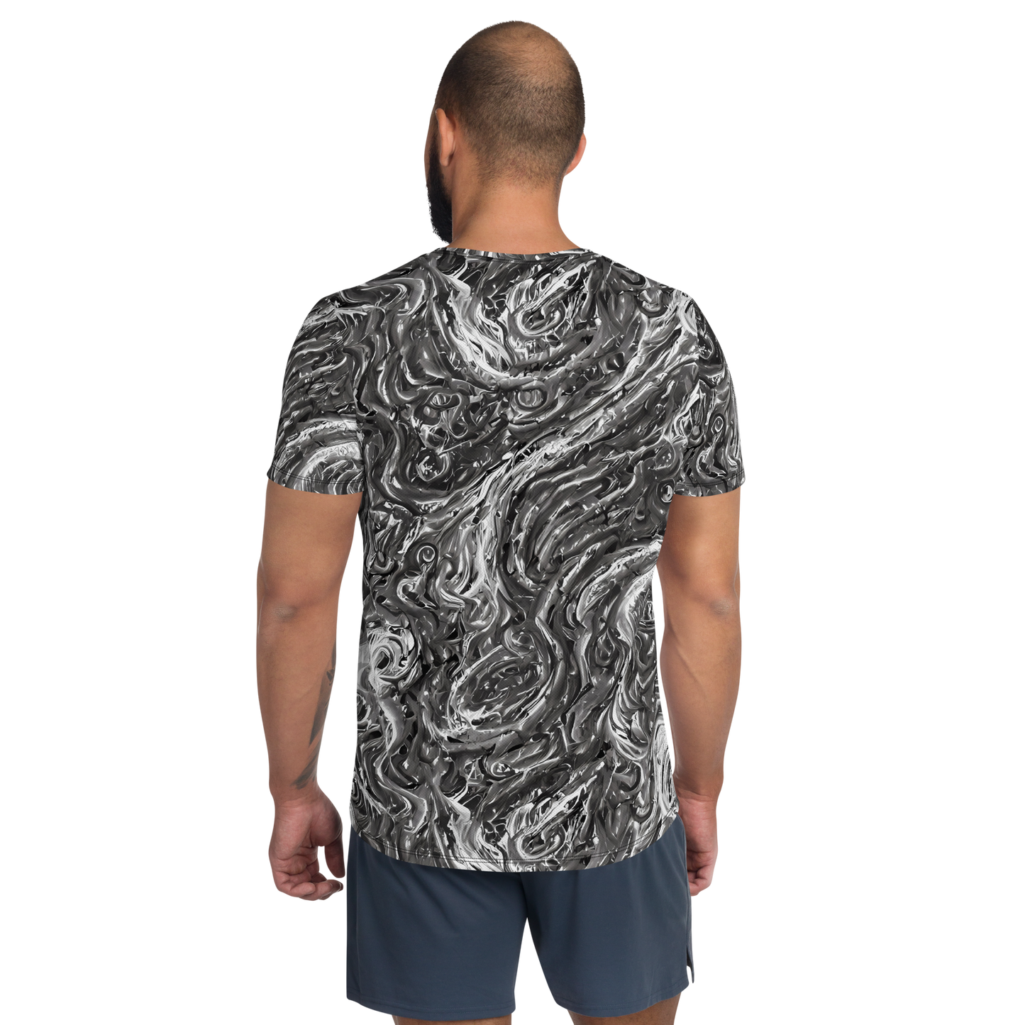 Men's Athletic T-Shirt - Nebulous Night