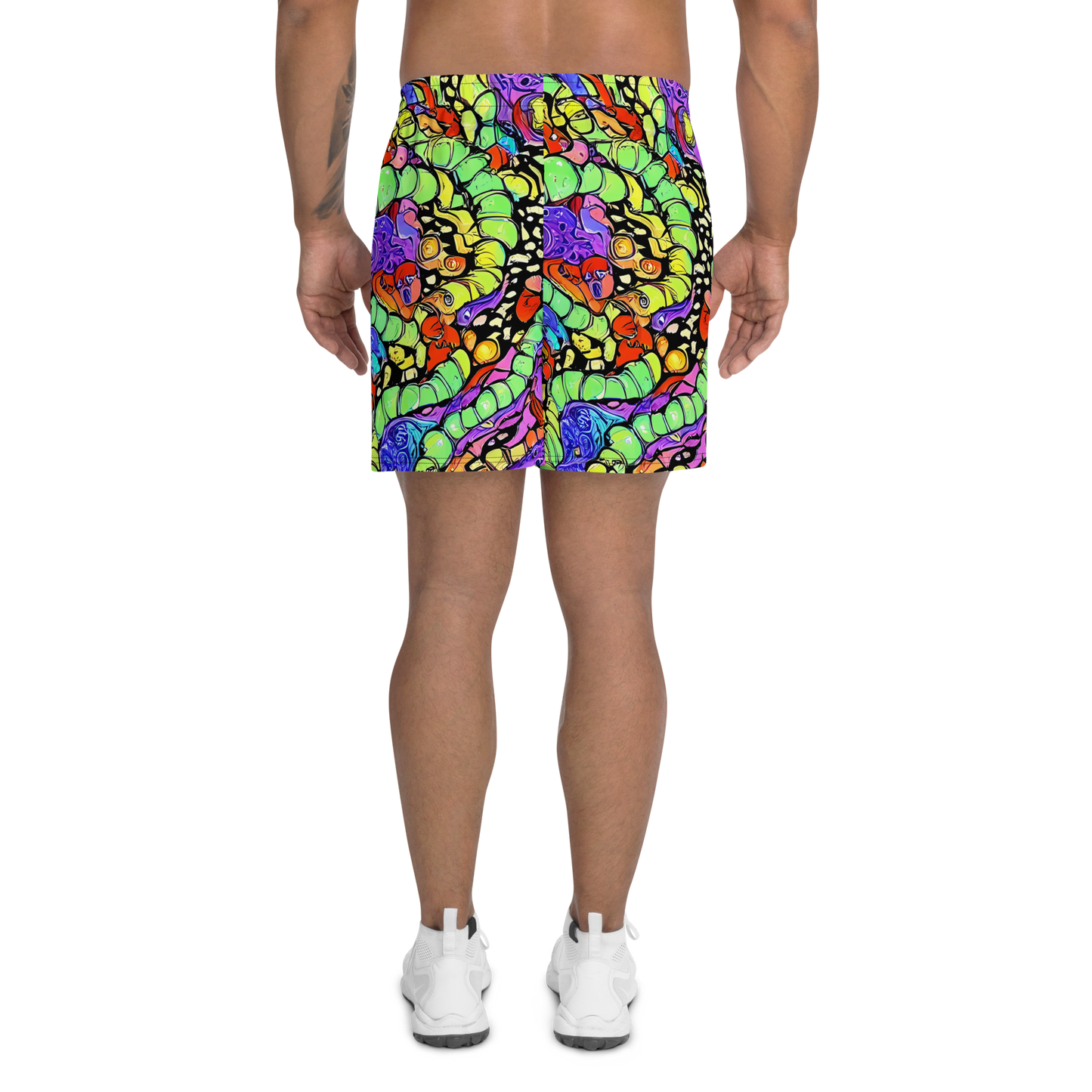 Men's Athletic Shorts - Frostwork Fantasy