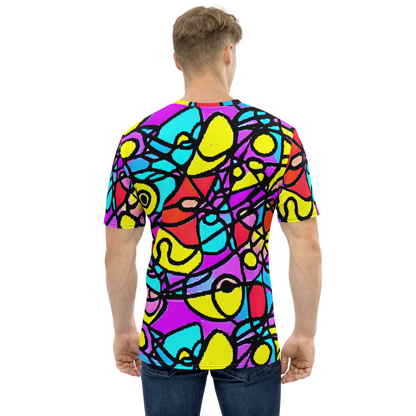 Men's Crew Neck T-Shirt - Radiant Chaos