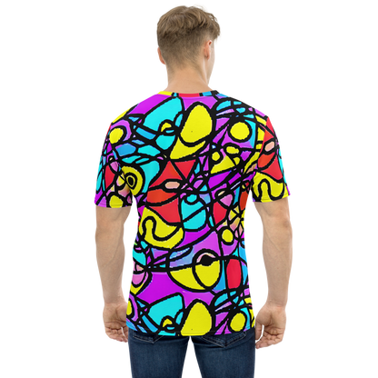 Men's Crew Neck T-Shirt - Radiant Chaos