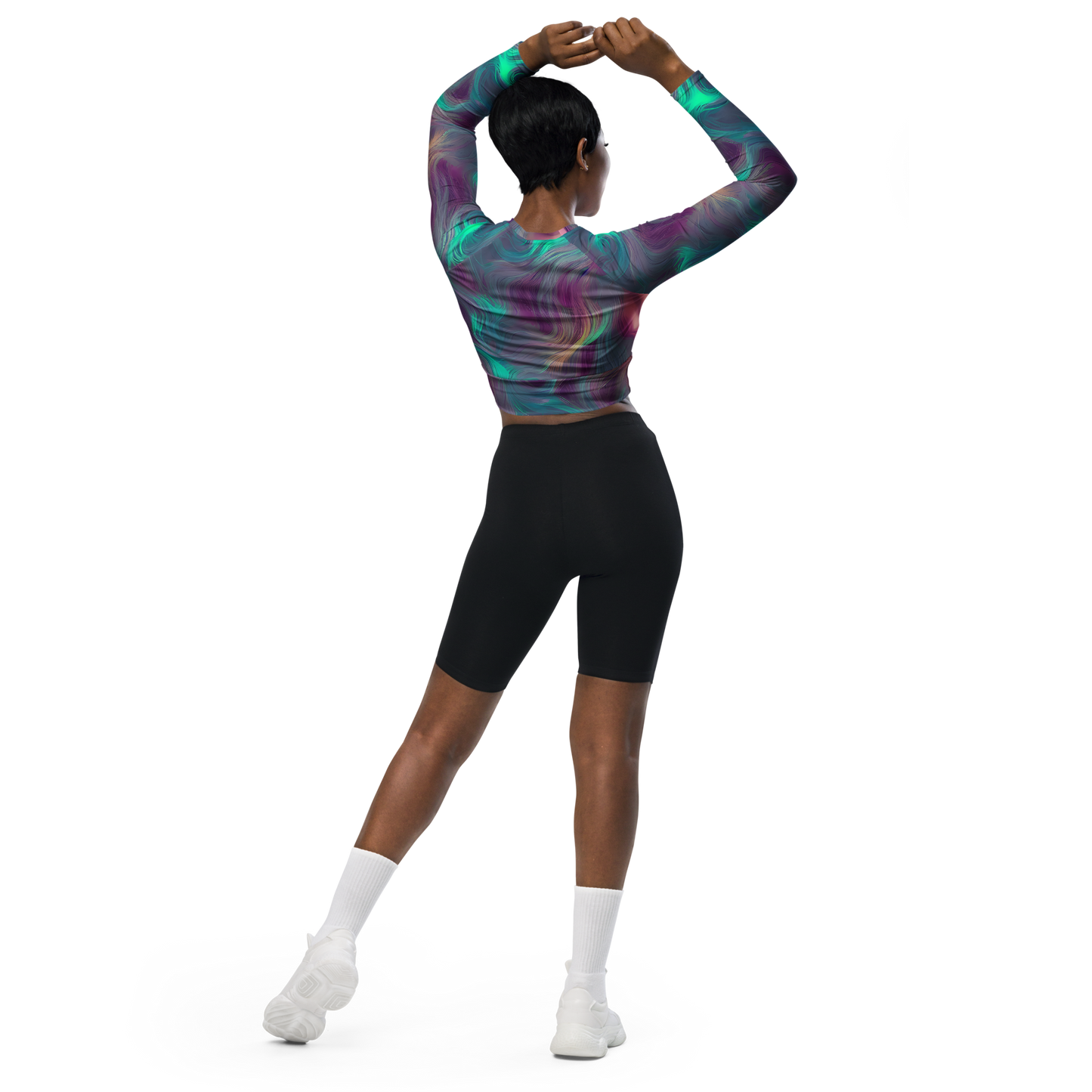 Long Sleeve Crop Top - Surreal Tresses