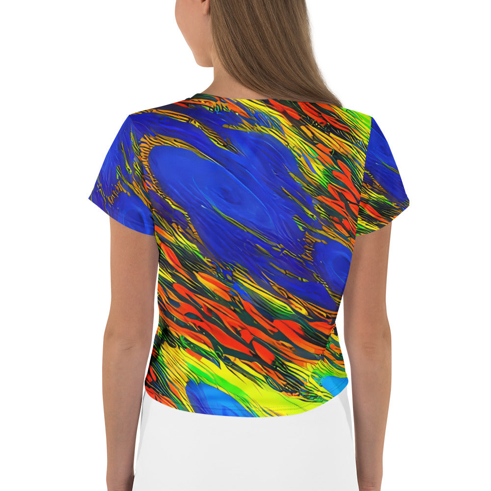 Women's Crop Tee - Hodgkin's Blaze