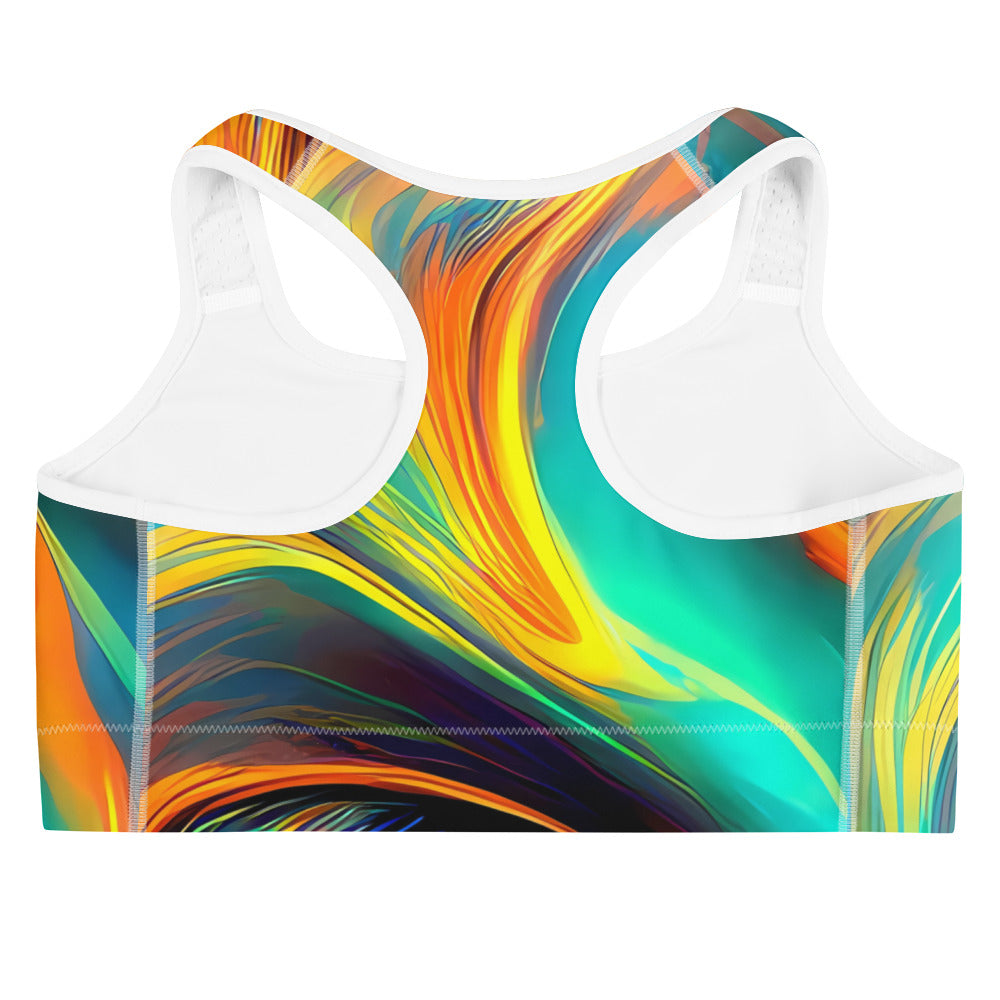 Sports Bra - Flameflow Artistry