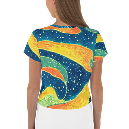 Women's Crop Tee - Celestial Harmony