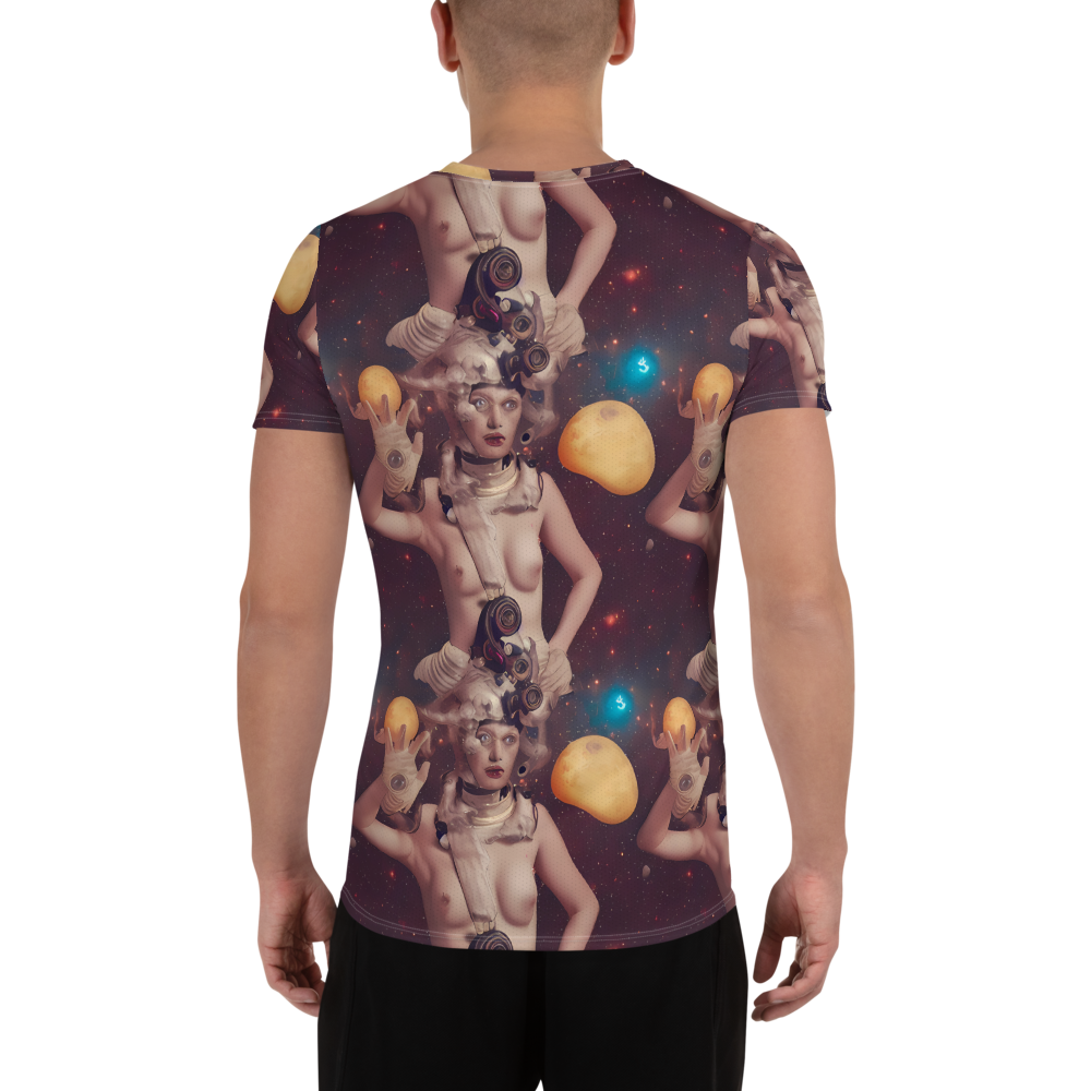 Men's Athletic T-Shirt - Nebula Siren