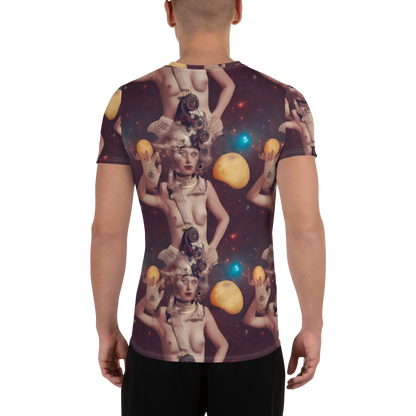 Men's Athletic T-Shirt - Nebula Siren