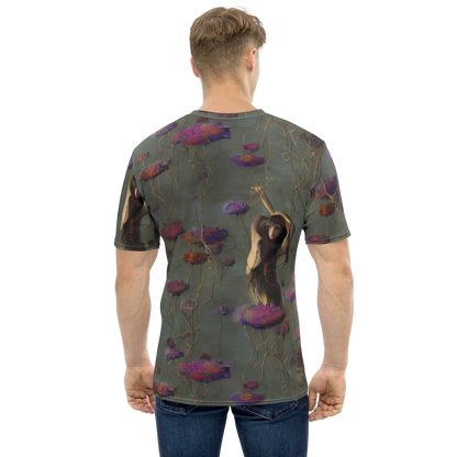 Men's Crew Neck T-Shirt - Ethereal Bloom