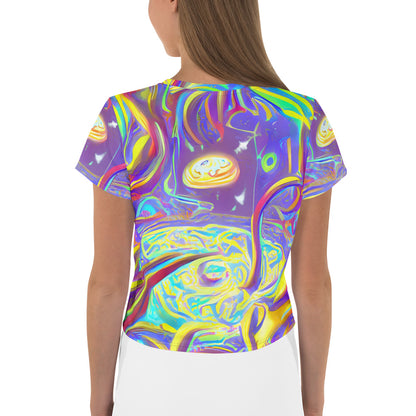 Women's Crop Tee - Daliesque Drift