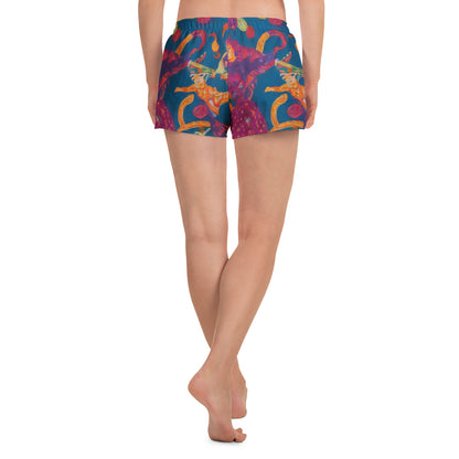 Women’s Athletic Shorts - Dreamtime Dance