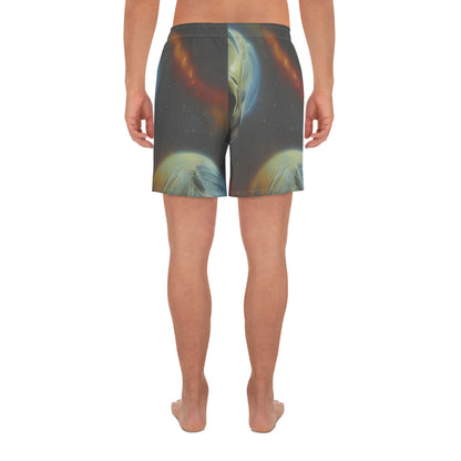 Men's Athletic Shorts - Ethereal Echoes