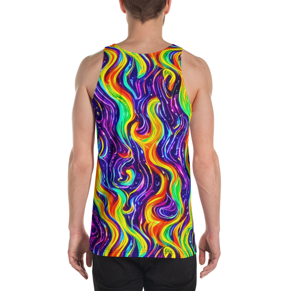 Men's Tank Top - Galactic Flames