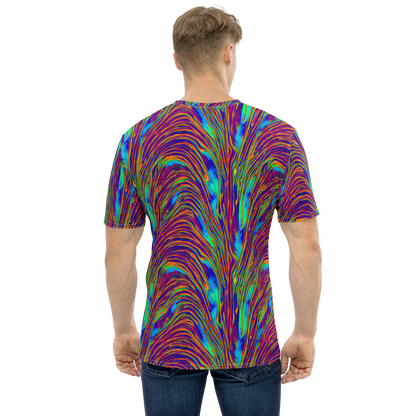 Men's Crew Neck T-Shirt - Lux Waves