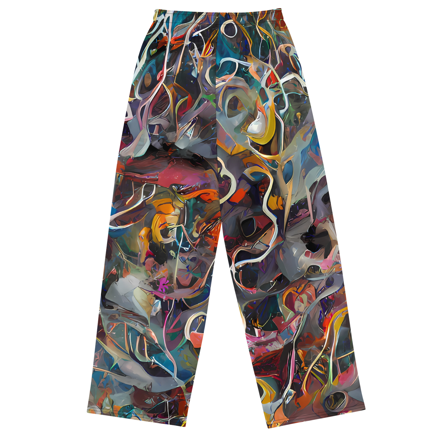 Wide-Leg Pants - Chromatic Entanglement