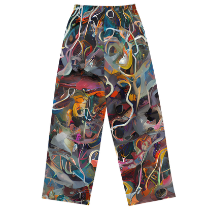 Wide-Leg Pants - Chromatic Entanglement