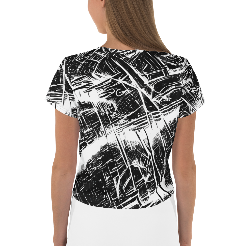 Women's Crop Tee - Ferriss Fractals