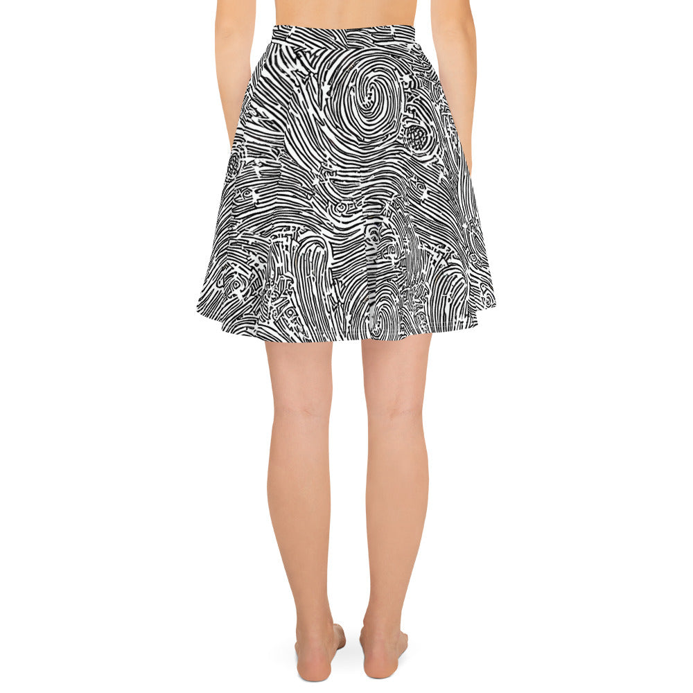 Skater Skirt - Whirlpool Echoes