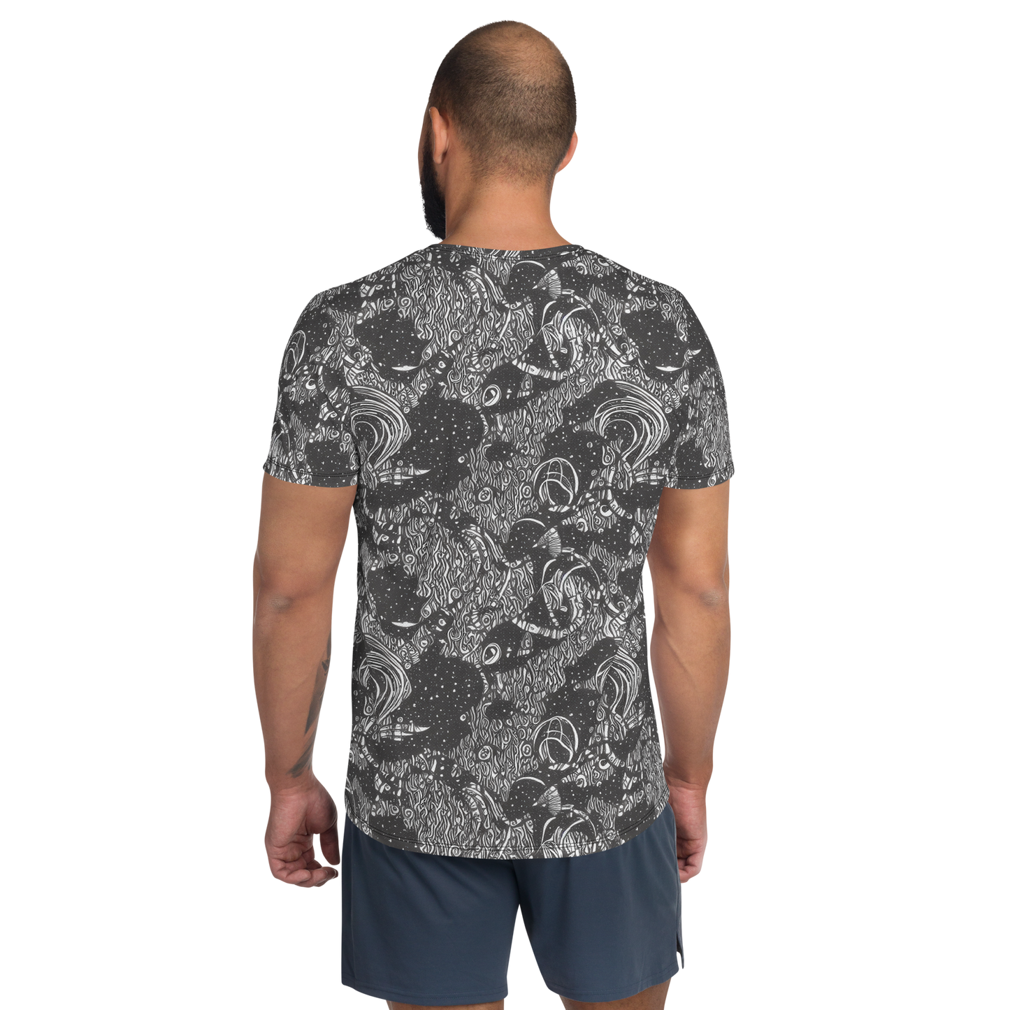 Men's Athletic T-Shirt - Shadow Reverie