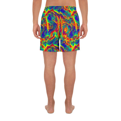 Men's Athletic Shorts - Nebula Symphony