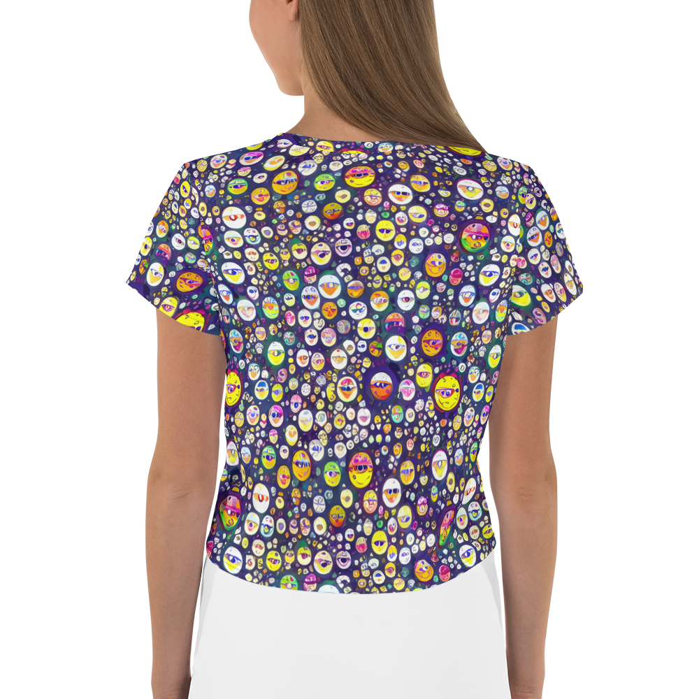 Women's Crop Tee - Whimsical Eyescape