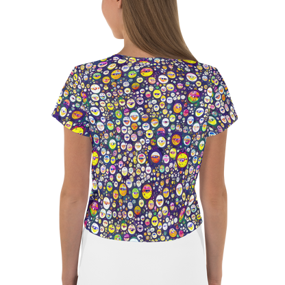 Women's Crop Tee - Whimsical Eyescape