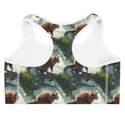 Sports Bra - Whiskered Enigma