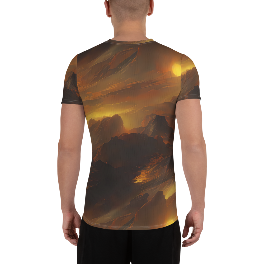 Men's Athletic T-Shirt - Sunset Shores