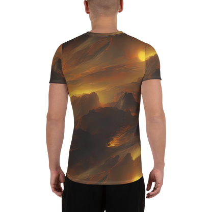 Men's Athletic T-Shirt - Sunset Shores