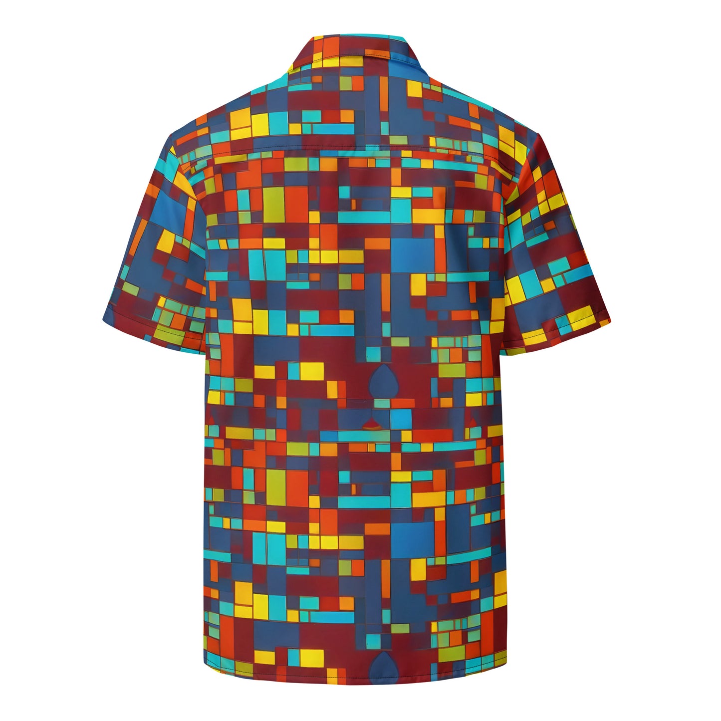 Button Shirt - Astral Grid