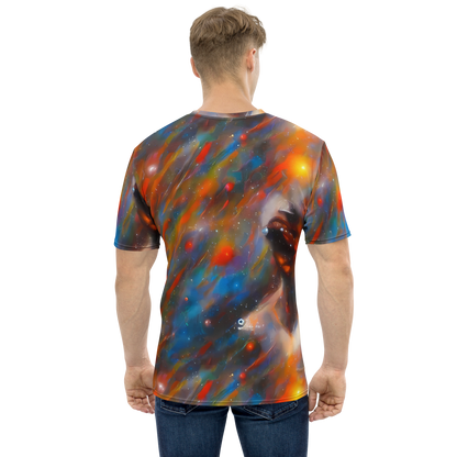 Men's Crew Neck T-Shirt - Painterly Void