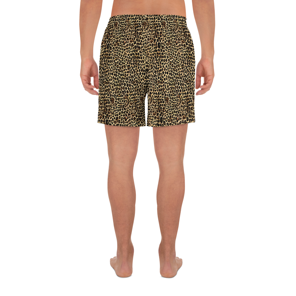 Men's Athletic Shorts - Cheetah Mosaic