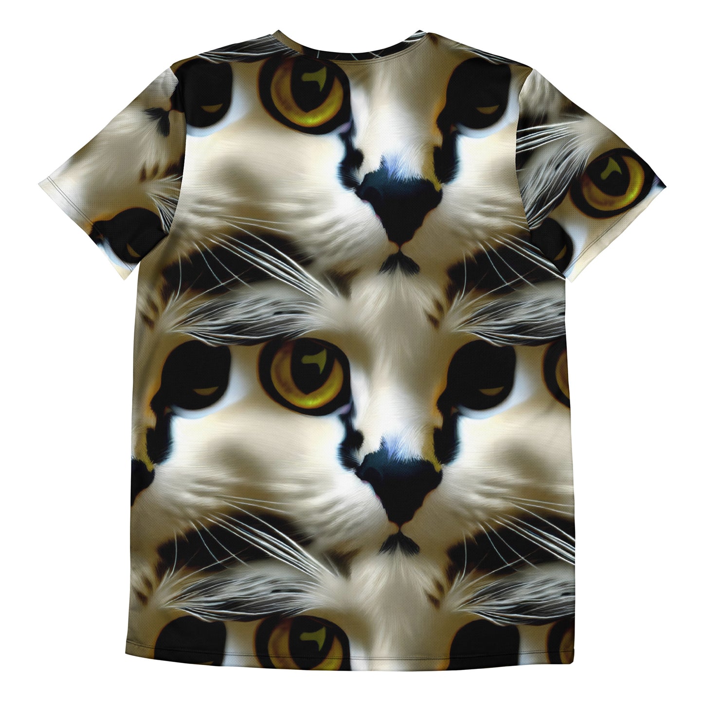 Men's Athletic T-Shirt - Feline Fancy