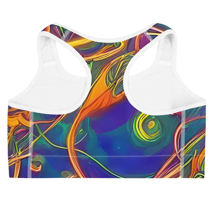 Sports Bra - Luminous Whirl