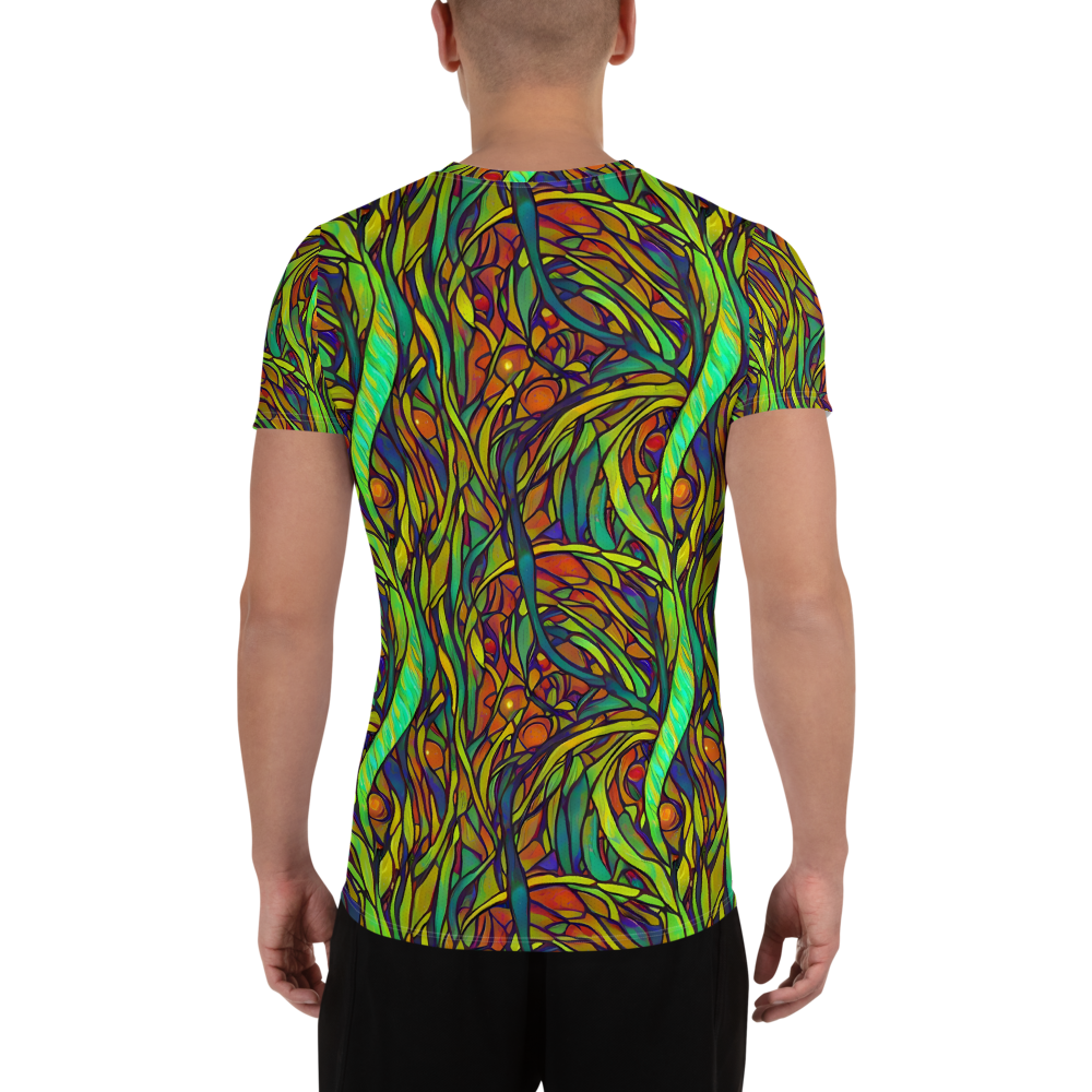 Men's Athletic T-Shirt - Cosmic Garden