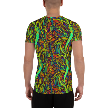 Men's Athletic T-Shirt - Cosmic Garden