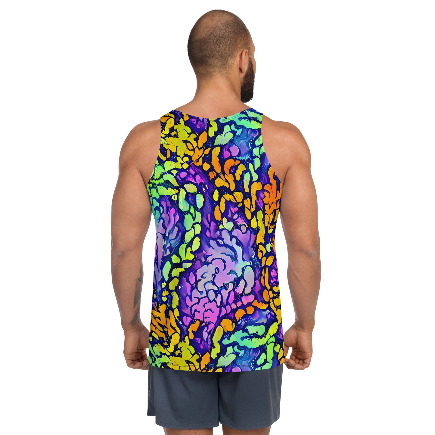 Men's Tank Top - Surreal Waveforms