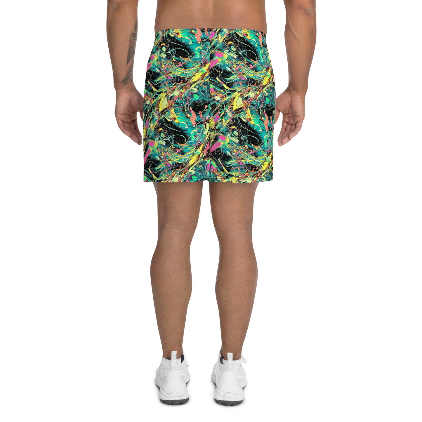 Men's Athletic Shorts - Cyborg Whirl