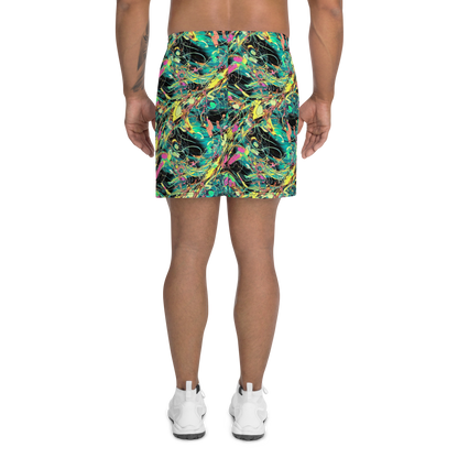 Men's Athletic Shorts - Cyborg Whirl