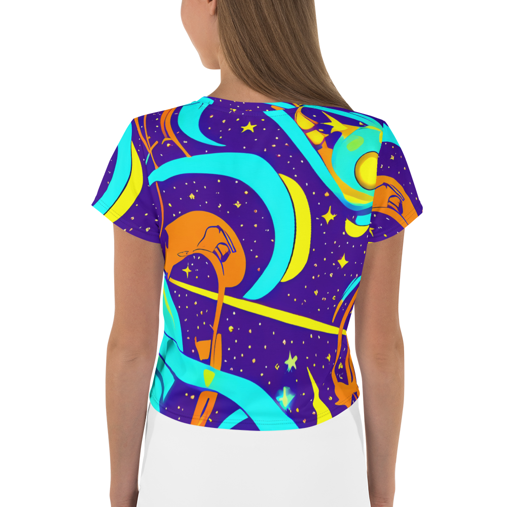 Women's Crop Tee - Stellar Swirl