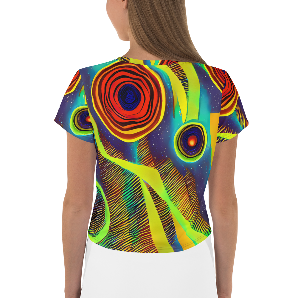 Women's Crop Tee - Galactic Pulse