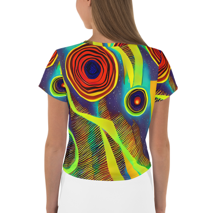 Women's Crop Tee - Galactic Pulse