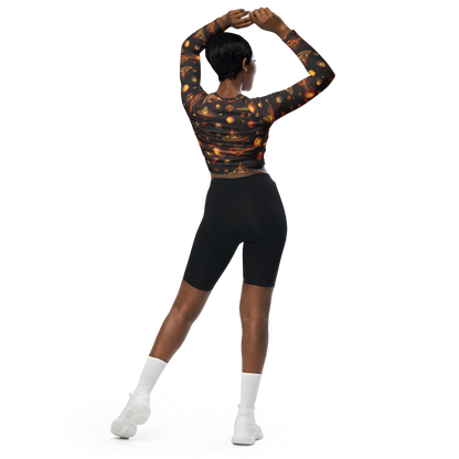 Long Sleeve Crop Top - Murillo Vortex