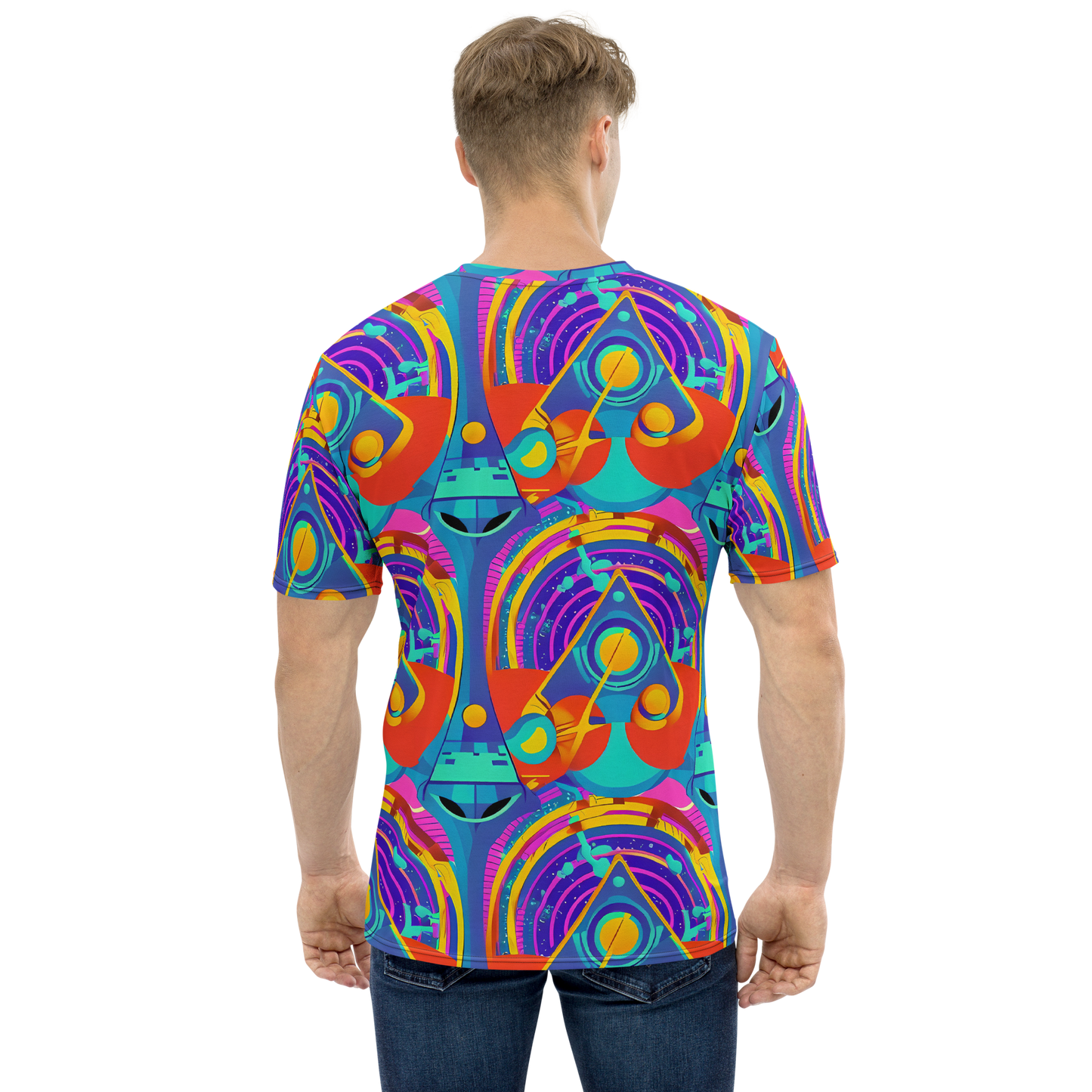 Men's Crew Neck T-Shirt - Blast of Color