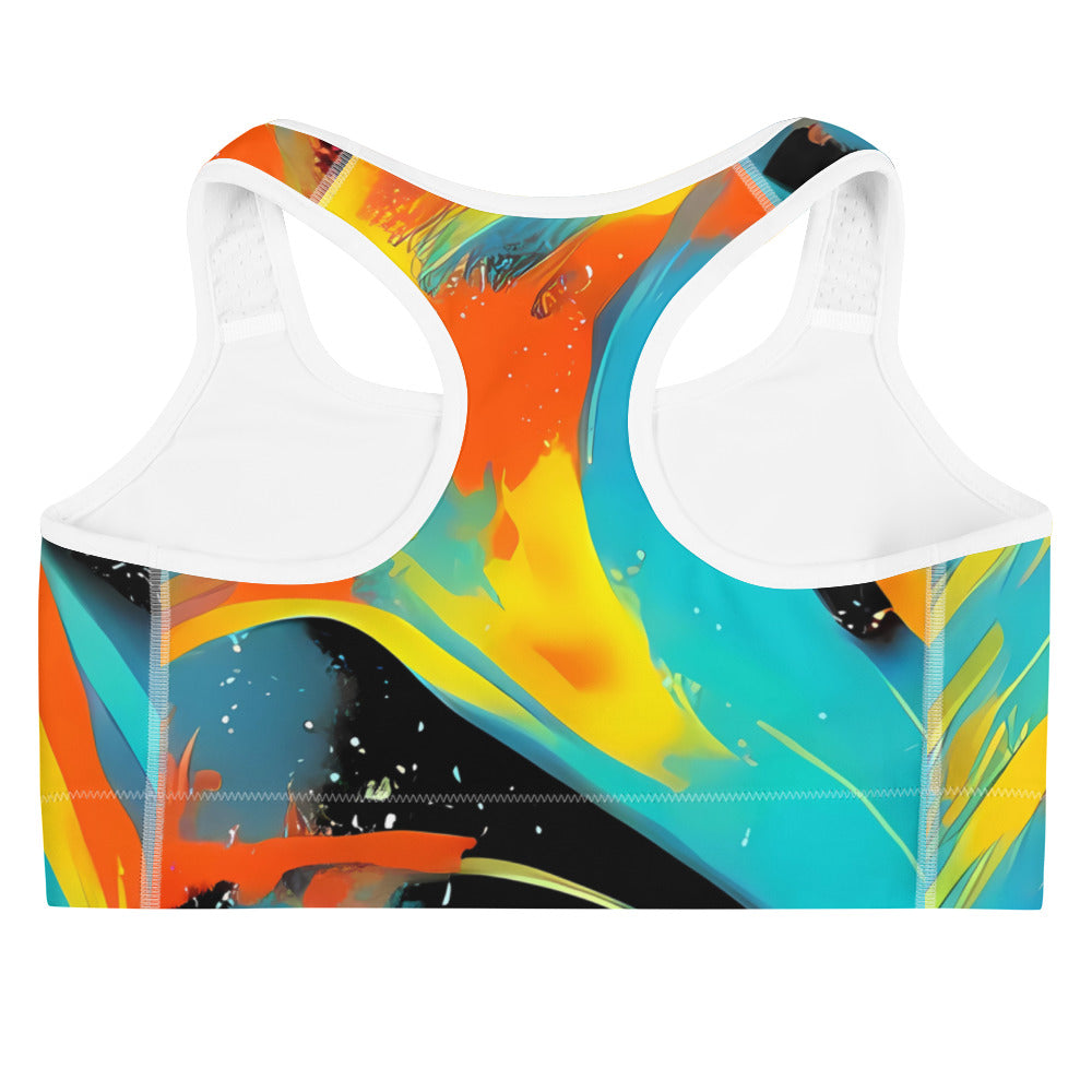 Sports Bra - Solar Swoosh