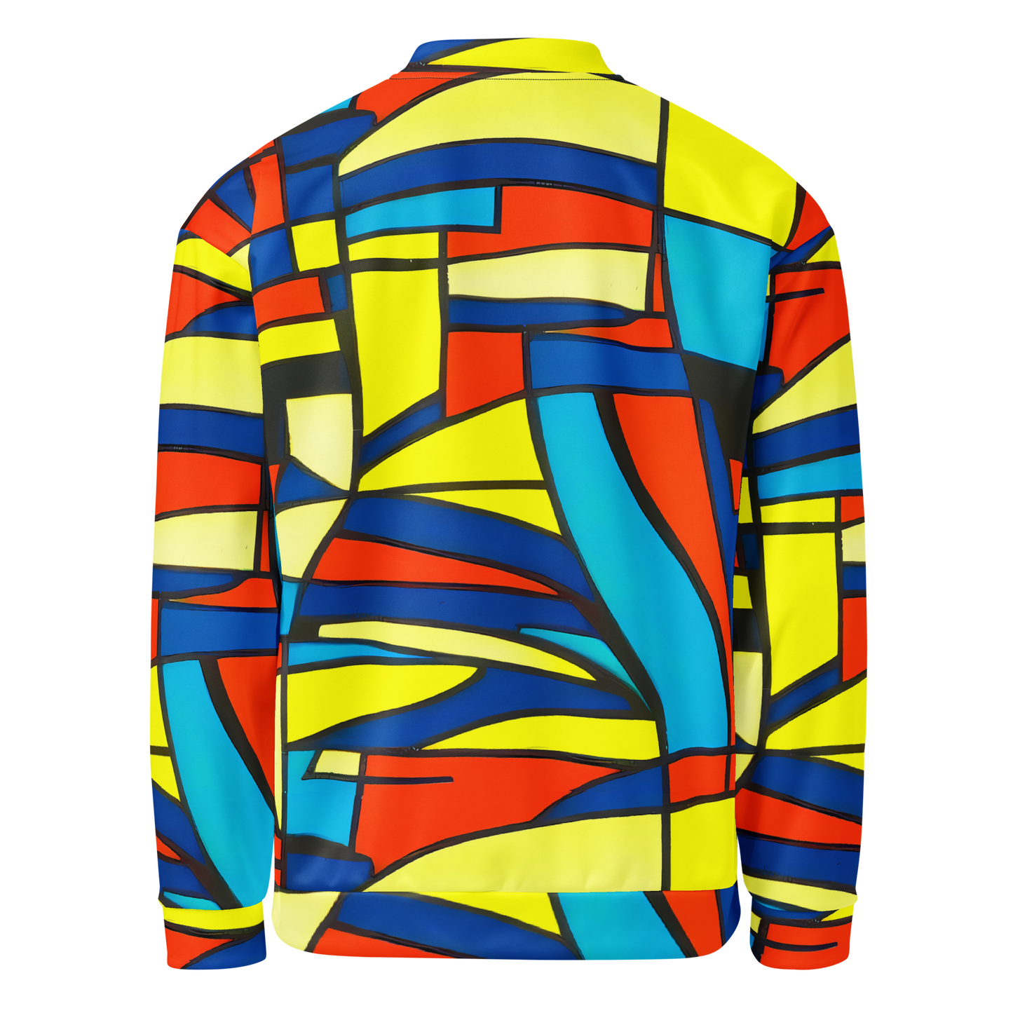 Bomber Jacket - Neon Fractals