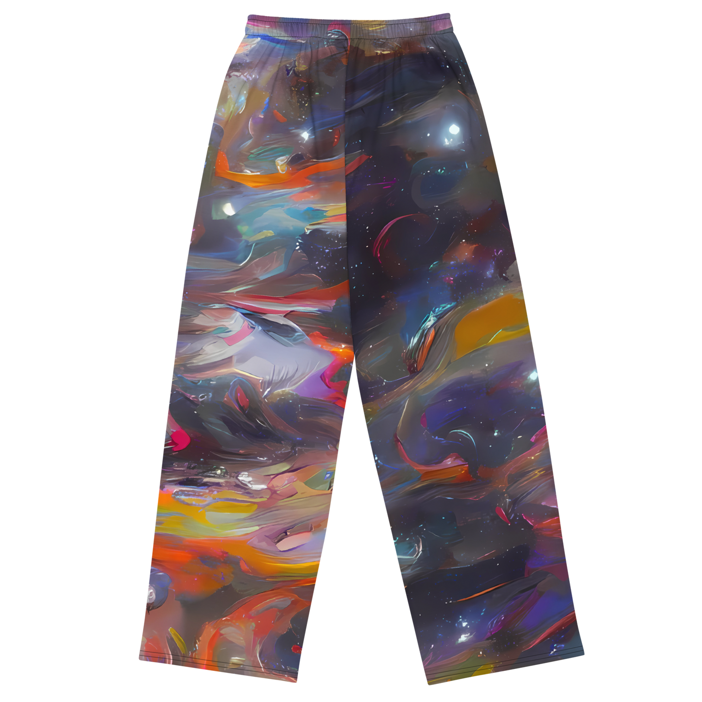 Wide-Leg Pants - Chromatic Flux